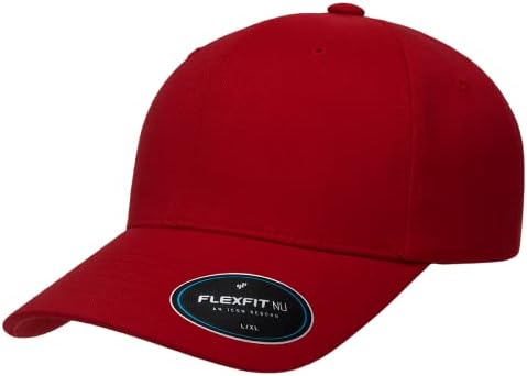 Flexfit nu tri-layer כובע בייסבול אתלטי של גברים | כובע Flex Fit Fit Fit Lif מצויד לגברים | כובעי
